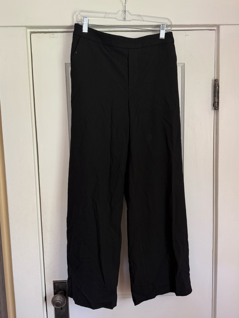 Banana Republic Hayden Wide Leg Pant in Black